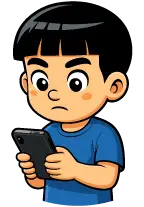 Criança Aprendendo Inglês longe do celular. Atividades divertidas sem tela.
